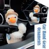 Cartoon Plush Vest Duck Clutch Decoration Stuffed Dolls Bumper Hanging Straw Decorative Decorat H8P0