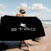 Бренд E-Etro Микрофибровое одеяло Быстросохнущие пляжные полотенца Большого размера с принтом Супервпитывающее полотенце-одеяло для бассейна