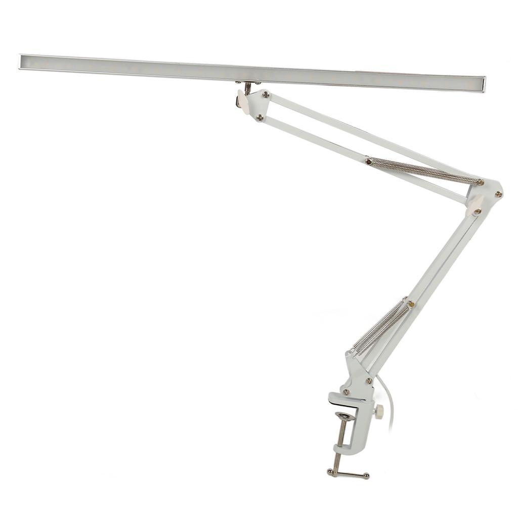 LED Buty Lamp with Clamp Clip On Desk Lighting Swing Arm Brightness Salon Lamp for Makeup Tattoo Eyebrow Rding