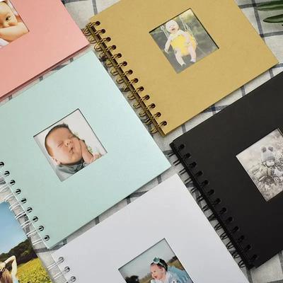 6-дюймовый держатель для фотокарточек, бумажный фотоальбом, детский скрапбукинг, сделай сам, детская книга памяти для фотографий, коллекционная книга для хранения фотографий
