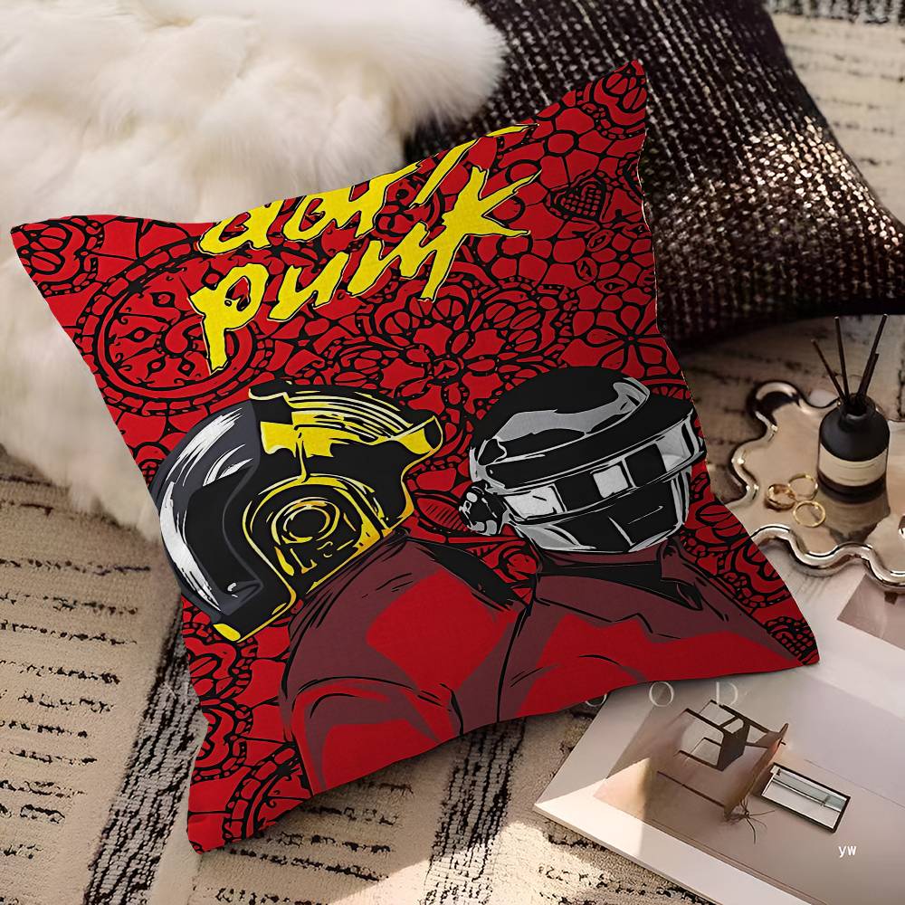 Группа D-Daft Punk Подушка Чехол для подушки Наволочка Гостиная Диван Домашний декор