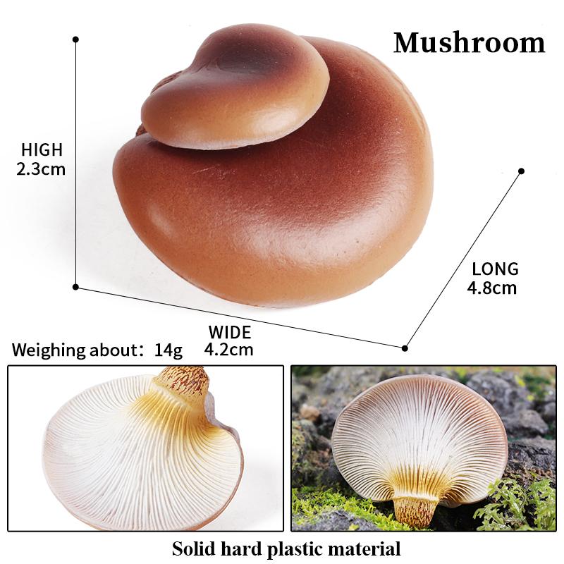 Oenux Игрушка для ролевых игр Милые фрукты Овощи Модель гриба Топперы для торта Еда Жуэ Семейное веселье Раннее образование для детей Подарок