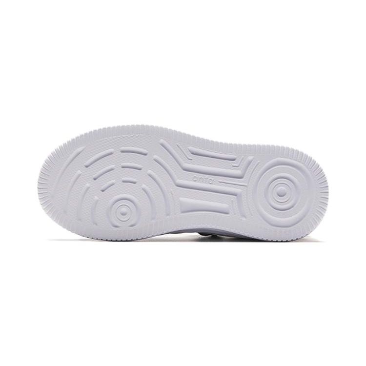 Anta Comfortable Versatile Non-Slip Mid-Top Kids Skate Shoes Kids Sneakers Black White Red A312339982-3