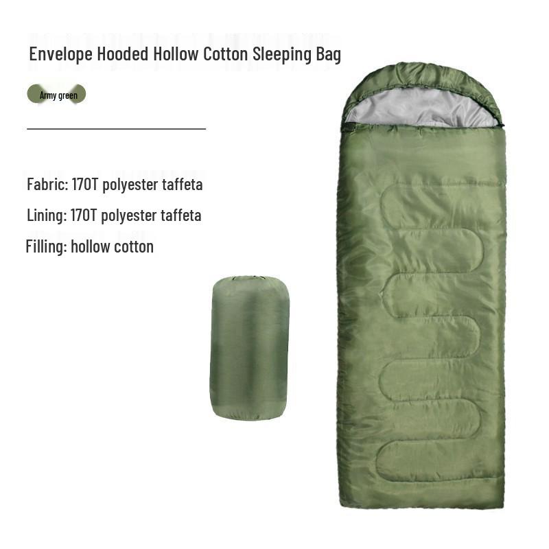 Two-in-One Winter Outdoor Camping & Travel Sleeping Bag: Dirt-Proof and Versatile for Adults