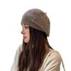 Handmade pearl rhinestone wool beret women's autumn and winter new octagonal painter hat fashion warm bud hat