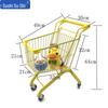 SuShi 30L Metal Shopping Trolley with Golden Diamond Wheels