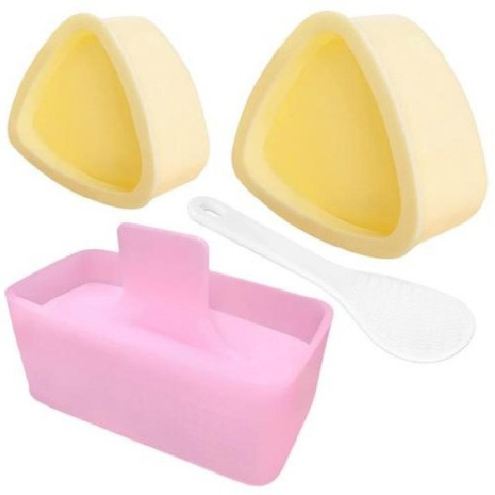 Durable DIY Sushi Mold Maker Non Stick Triangle Rice Mold Musubi Maker Kit