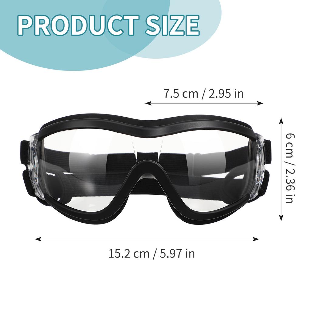Protective Goggles for Dogs Pet Outdoor Goggles Lightweight Uv Resistant Windproof Snowproof Pc PVC Material Running Walking