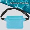 Сумка на пояс для плавания, водонепроницаемая, большой емкости, для пляжного, лодочного спорта (синий)