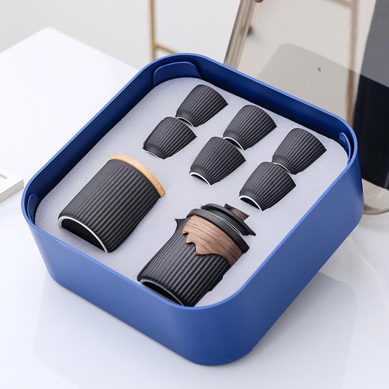 Креативный сувенир Гочао Керамический Портативный Дорожный Чайный Набор Бизнес Компания Высококлассные Подарки