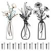 Nordic Plant Leaves Iron Art Hanging Decoration Flower Wall Pendant Handmade Metal Flower Arts Wall Hanging Room Home Decor
