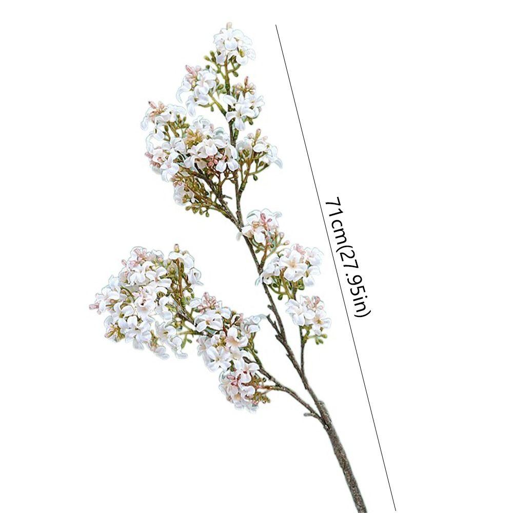 Plastic Artificial Thyme Flower Luxury Fake Flower Thyme Flower Branch  Holiday Party Wedding