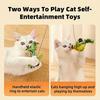 Chirping Bird Cat Toy Interactive Flapping Wings Plush Bird Toy, Elastic Rope To Relieve Boredom and Resist Scratching and Biting