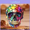 Colorful Fashion Skull Pattern Acrylic Glass Pendant For Halloween Decoration
