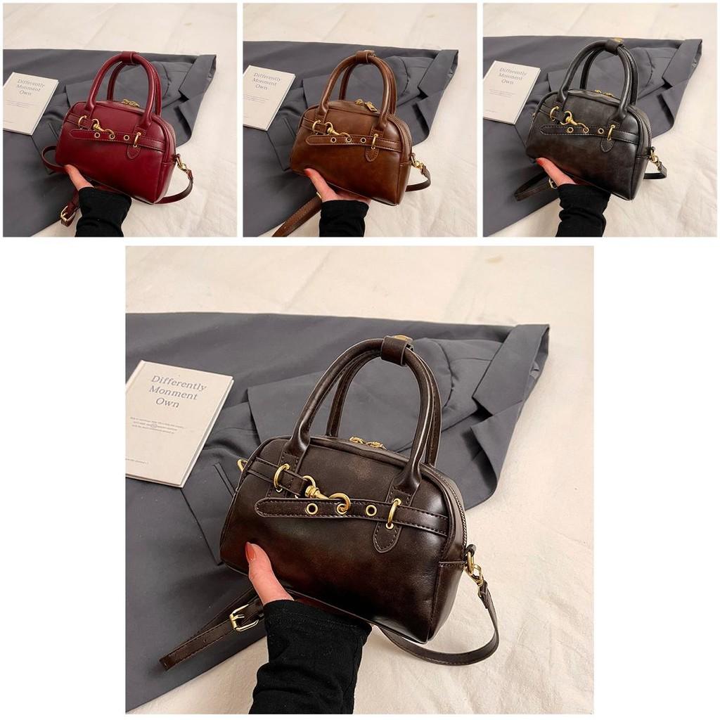 Chic Urban Simple Design Pu Leather Small Square Tote Bag For Everyday Use