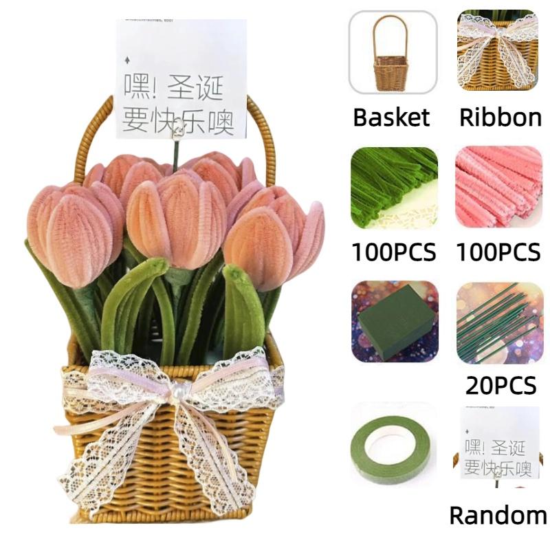Marigold Tulip Material Pack With Basket For Cryptic Twisted Stick Hair Root Hair Strips