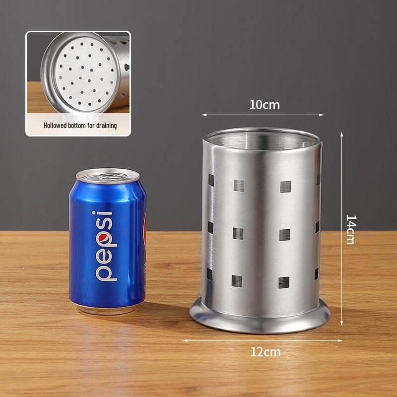 Stainless Steel Drainable Chopstick Caddy