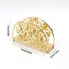Square Base Iron Napkin Storage Stand Vertical Design Elegant Kitchen Decoration  Cafe