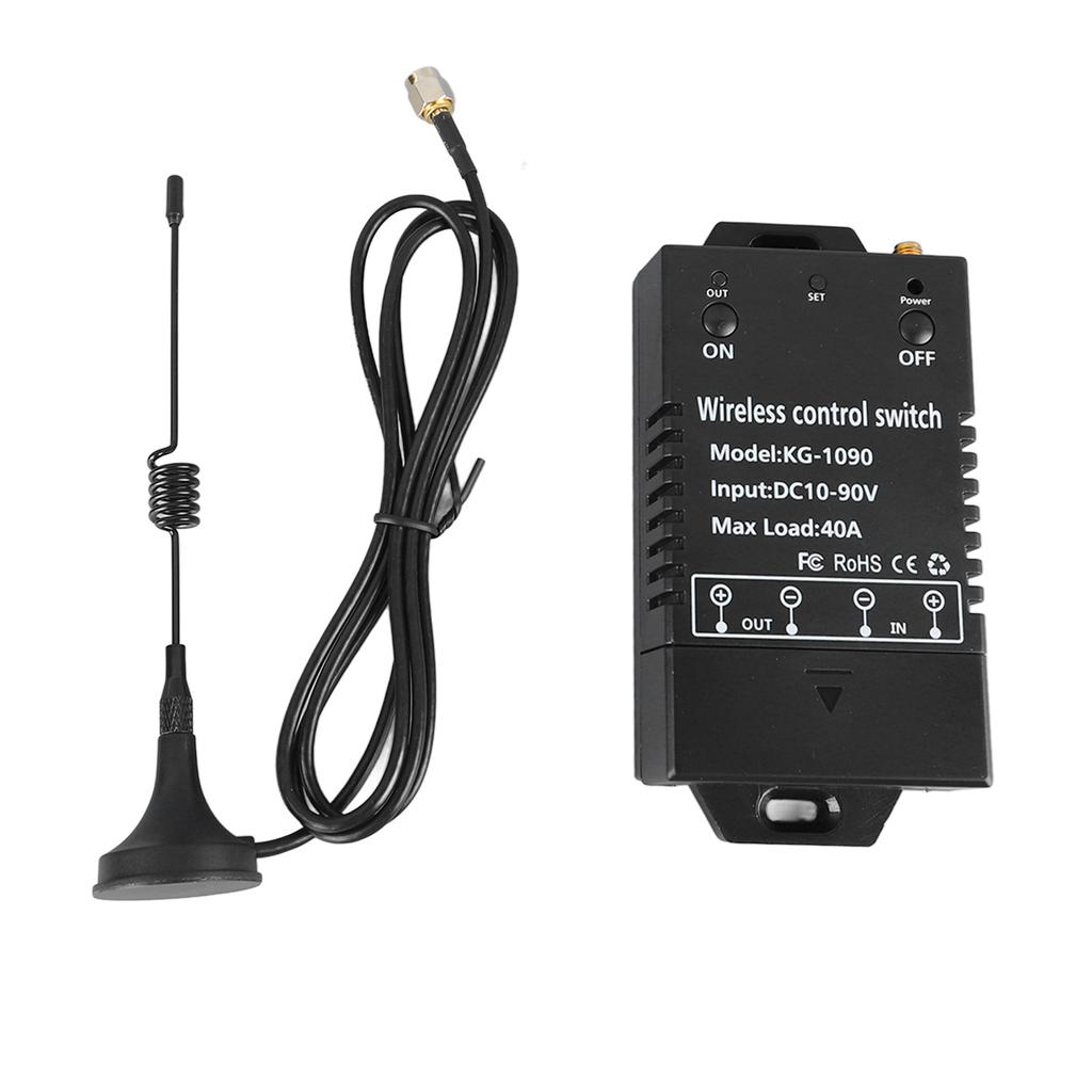 Беспроводной комплект дистанционного управления DC12V до 90V стабильный высокоэффективный релейный дистанционный переключатель