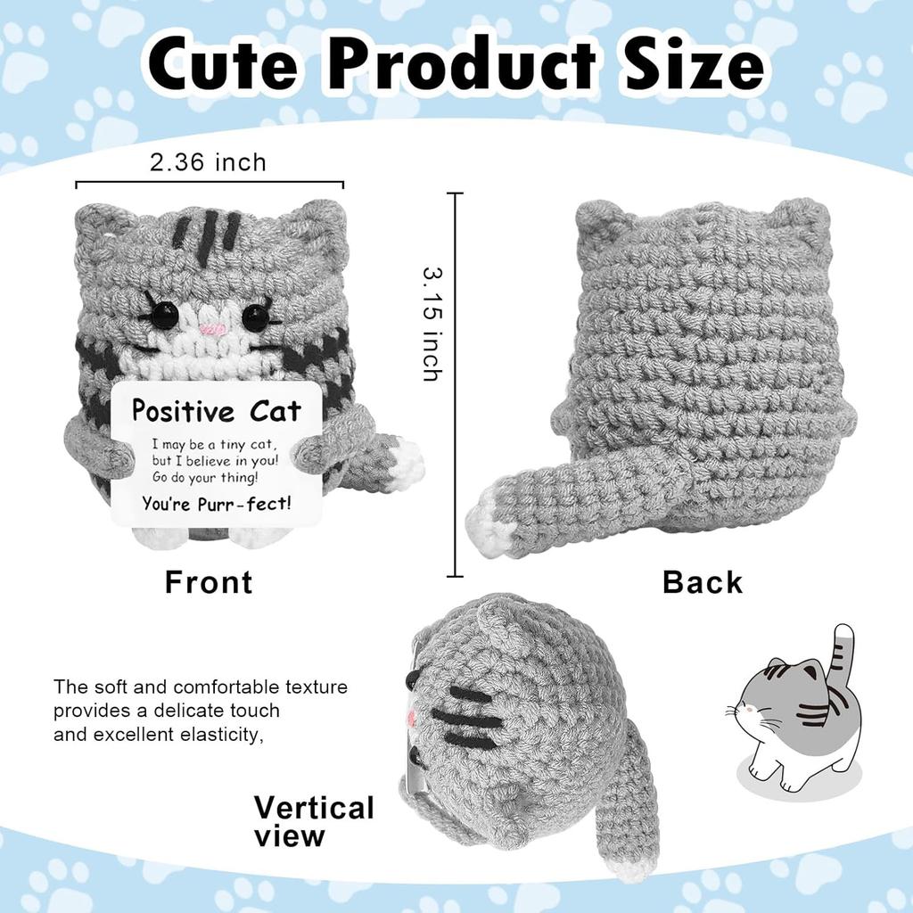 Custom Crochet Dolls Handmade Pocket Hug Animal Positive Plant Bespoke Unique Knitted Doll Plush Toy Gift For The One I Love