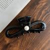 Pearl Ponytail Hair Clips French Design Lady Shark Clip Elegant Women Hair Claws  Women Headdress