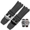 Для Audemars Piguet Royal Oak Offshore AP 15707 26471 26178 15703 Силиконовые мужские аксессуары для часов Резиновый ремешок для часов 28 мм 30 мм