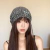 Ethnic Style Bohemian Beanies Hat Coldproof Beaded Fringed Cap Casual Jacquard Woolen Hat Female