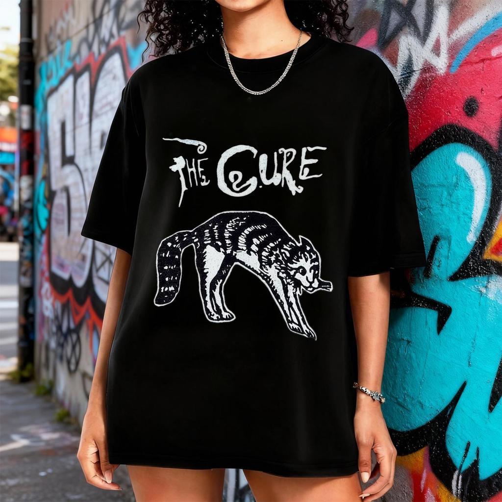 Футболка The Cure, Альт-рок 80-х-90-х, Унисекс футболка, Футболка с группой, Музыкальные подарки, Подарки для фанатов The Cure, Футболки с группами, Подарок для музыкального фаната