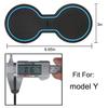 Car Cup Holder Waterproof Anti Slip Insert Coasters Pads Interior Accessories Durable Car Coaster For Tesla Model Y