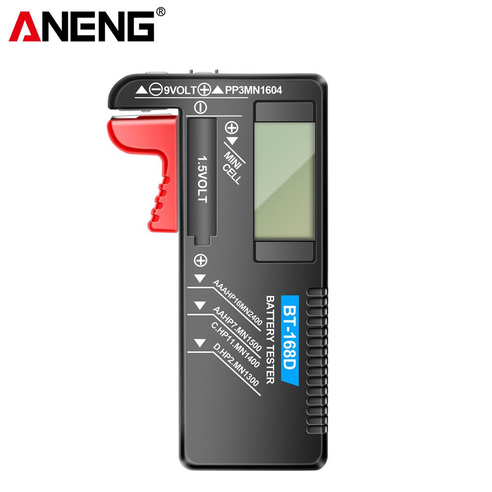 ANENG BT-168D Mini Digital Equipment Internal Battery Tester Checkered Charge Indicador De Capacity Bateria Diy Electronic Test