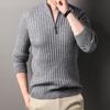 Autumn Thickened Young and Middle-aged Men's Sweater Pullover Large Size Loose Korean Style Jacket Men's Clothing