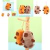 Cute Capybara Stuffed Animal Keychain Delightful And Quirky Plush Toy