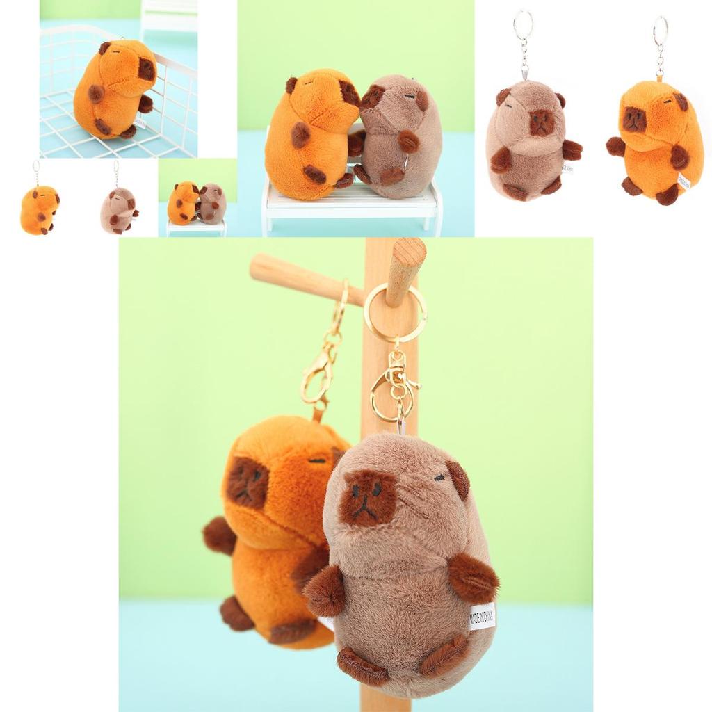 Cute Capybara Stuffed Animal Keychain Delightful And Quirky Plush Toy