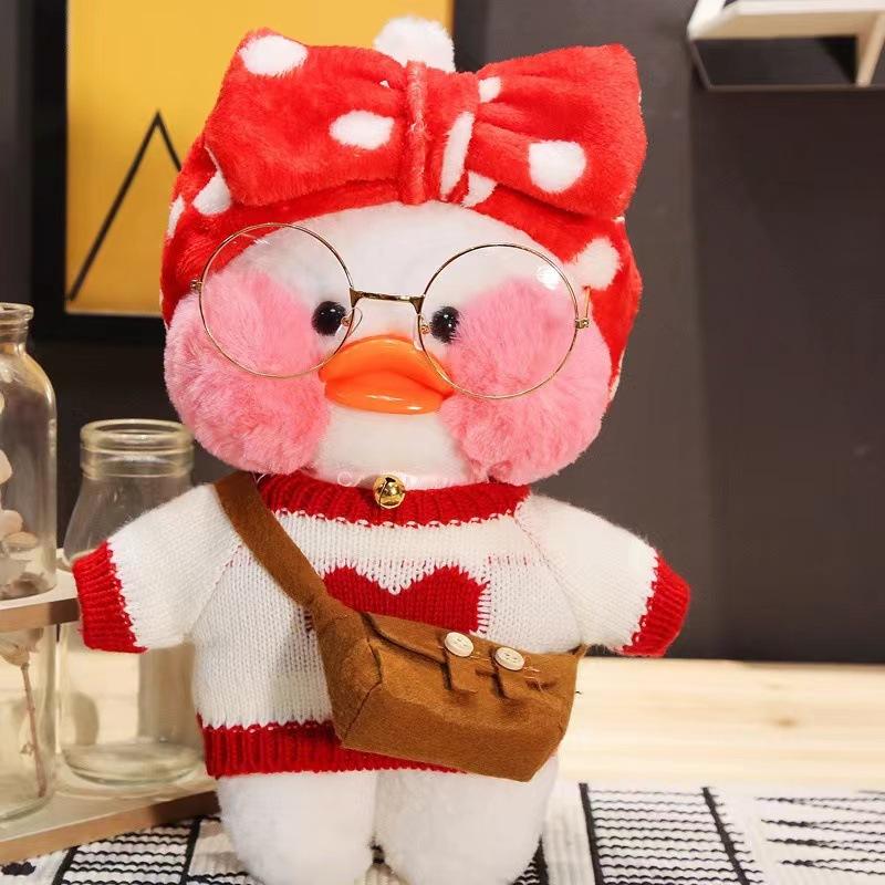 30 см кавайная плюшевая игрушка Lalafanfan утка мультфильм кукла Lalafanfan утка мягкая плюшевая игрушка подарки на день рождения для девочек