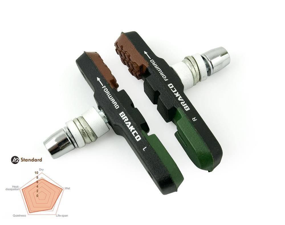 Klocki Hamulcowe Brakco M-960V V-Brake 3-Składnikowe