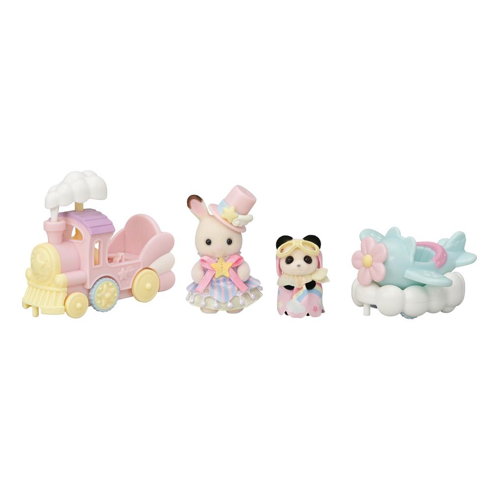 Sylvanian Families Amusement Park Vehicle Set Train Airplane ST Mark Ages 3 and Toy Sylvanian Epoch - & - Ko-79 Certified, Up, Dollhouse, Families,
