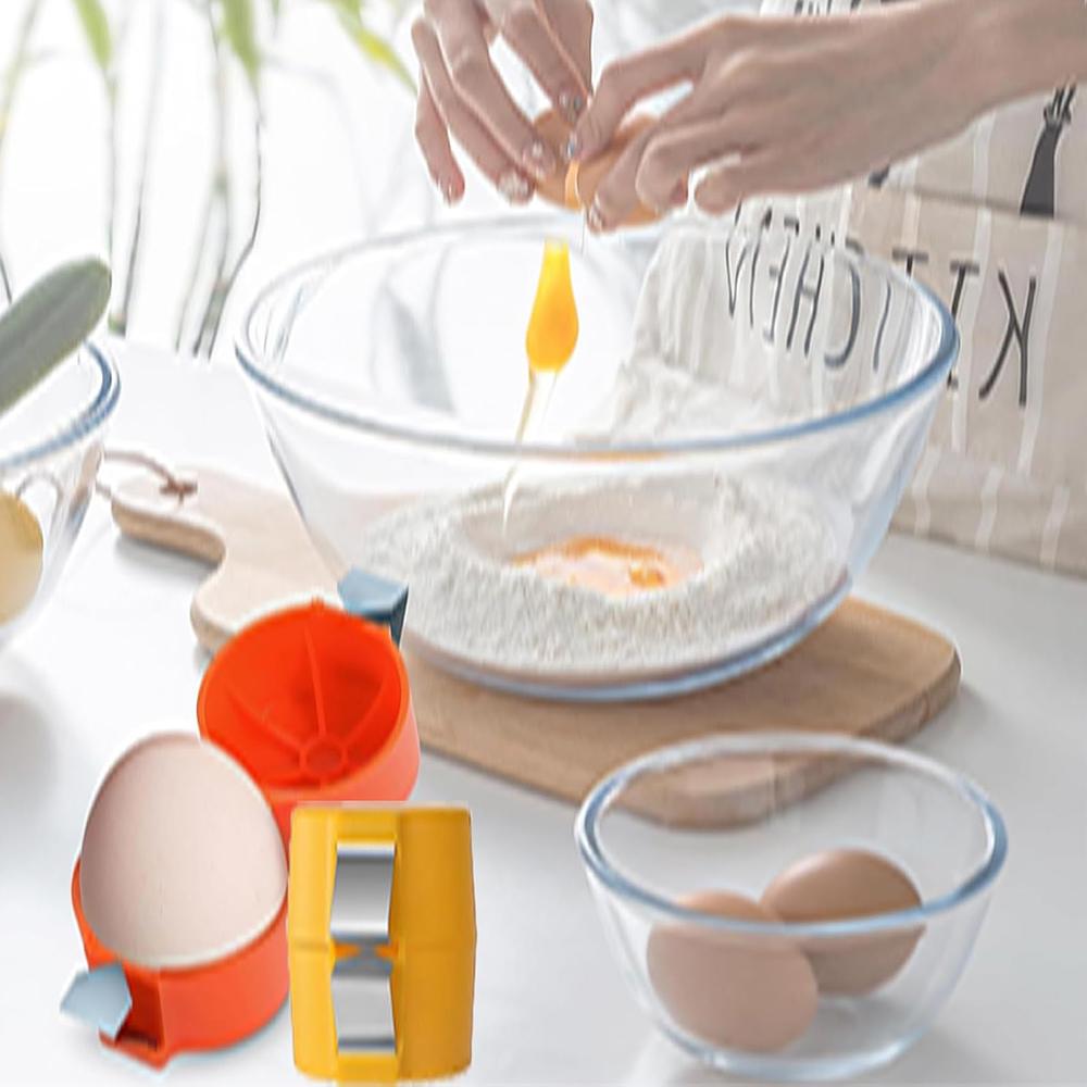 New Egg Cracker for Raw Eggs Breaker Egg Shell Cutter Kitchen Gadgets