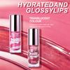 Frosted Lip Glaze Tinted Easy to Color Lip Gloss Moisturizing Lip Balm Non-Stick Cup Shimmer Lipstick Makeup