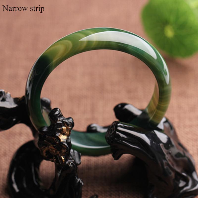 Браслет из натурального травяно-зеленого агата, модный браслет с изумрудом, женский подарок