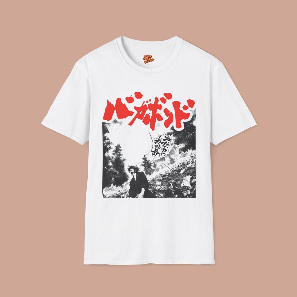 Retro Vagabond Anime-Inspired Unisex T-Shirt | Gift for Comic Con Anime Fans