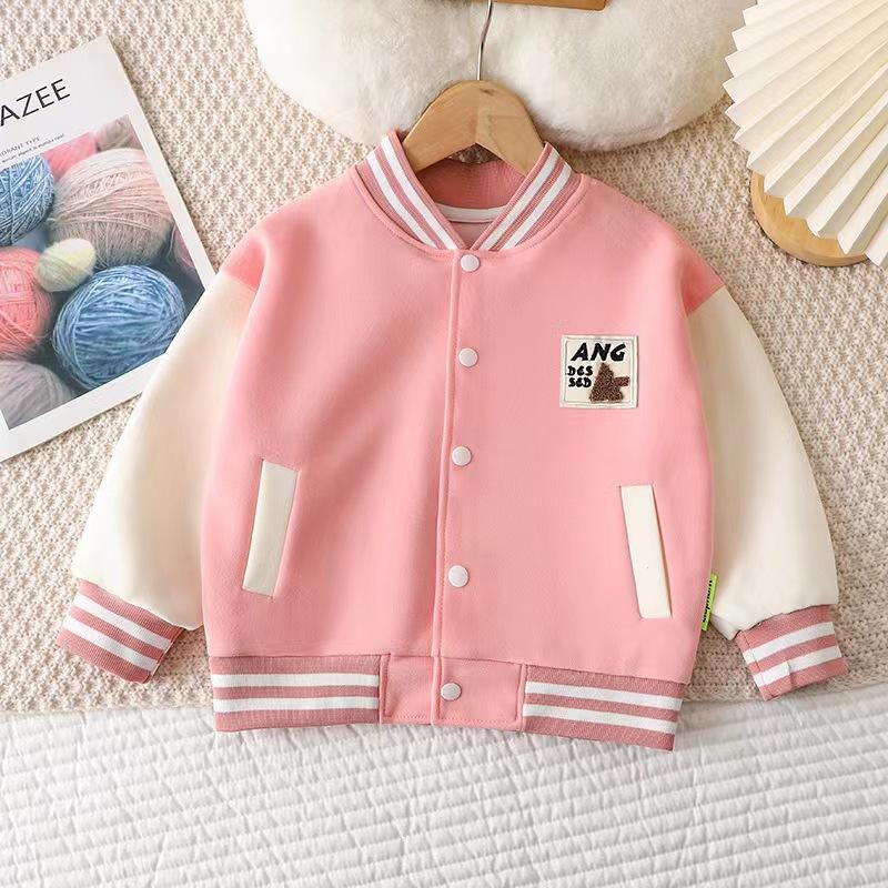 Boys Girls Baseball Coat Baby Jacket Spring Autumn Girls Fashion Casual Sports Outerwear