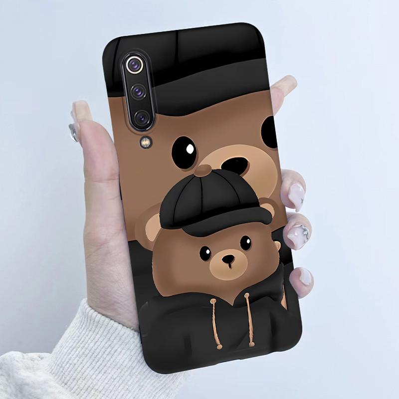 Чехол для Xiaomi Mi 9 SE Милый Мультяшный Панда Новый Узорчатый Силиконовый Матовый Мягкий Защитный Чехол Для Телефона Xiaomi Mi 9 Mi9 SE