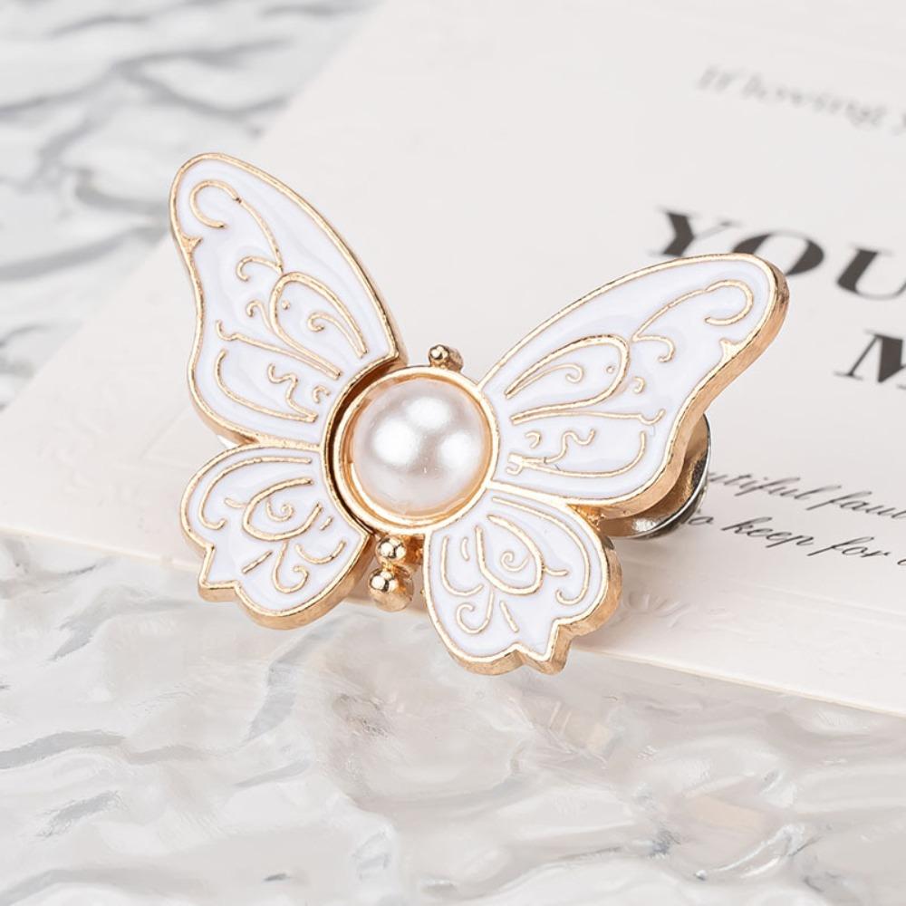 Butterfly Jeans Button Adjustable Clips, Waist Tightener Buckle for Pants & Skirts, Retractable Snap Button Adjuster