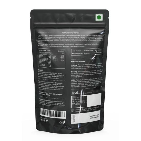 Fruitri Premium Chia Seeds for Eating 200g, Fiber Rich, Raw Chia Seeds for Weight Management, Organic Healthy Snacks