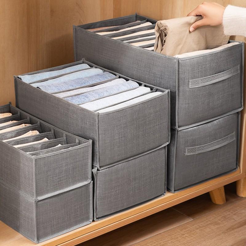 Органайзер для джинсового шкафа, ящики для хранения, органайзер для шкафа, перегородки для шкафа, органайзеры для ящиков, складная коробка для хранения нижнего белья