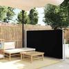 VidaXL Retractable Patio Side Awning Side Blind Sun Shelter Garden Terrace Balcony Outdoor Resistant 48382