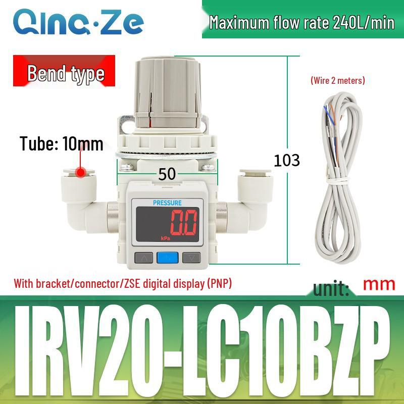 IRV Vacuum C06: Negative Pressure C08 Valve, LC10 Regulating Valve, 20 Limit Valve, BG Pressure Stabilizer
