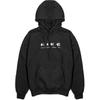 Nike Мужская толстовка с длинным рукавом и принтом букв Черная DV9046-010