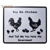 Farmhouse Chicken Sign Cluck Around And Find Out Sign Crowing Rooster Wall Art Desktop Sign for Chicken Coop Home Farm Garden Decor