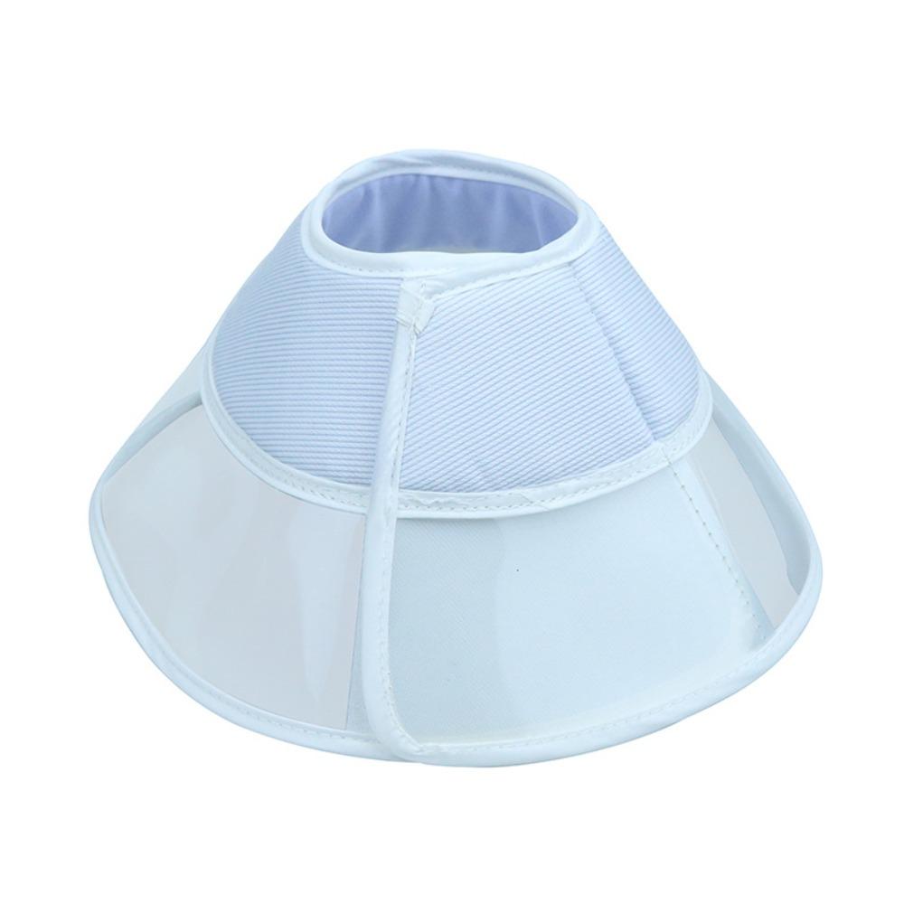 Soft Pet Protective Collar Clear Cat Elizabethan Ring Reusable Cat Recovery Cone Collar  for Neck